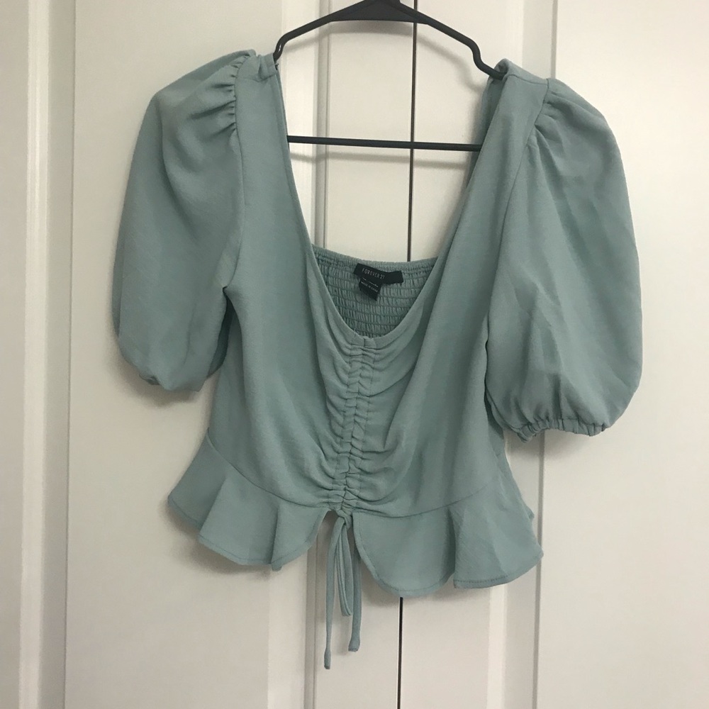 Blue forever 21 top